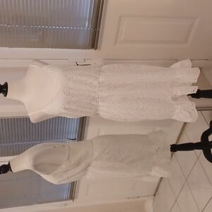 4/$80 New White Sundress - Size Large